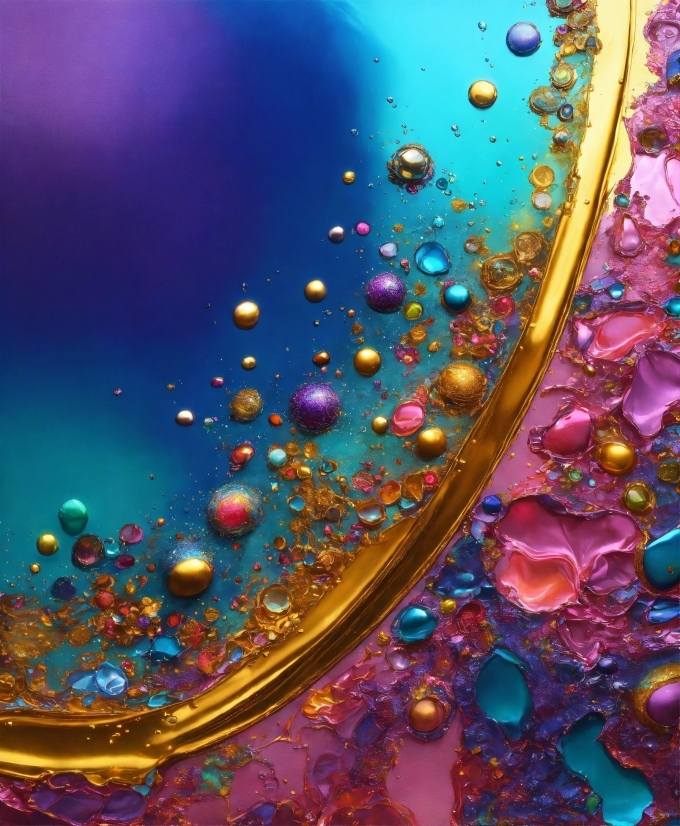 Free Loops, Nature, Purple, Liquid, Aqua, Magenta