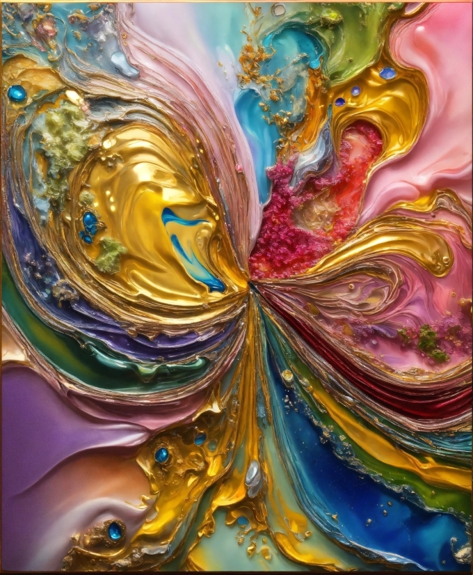 Free Moving Background, Liquid, Art Paint, Paint, Purple, Painting