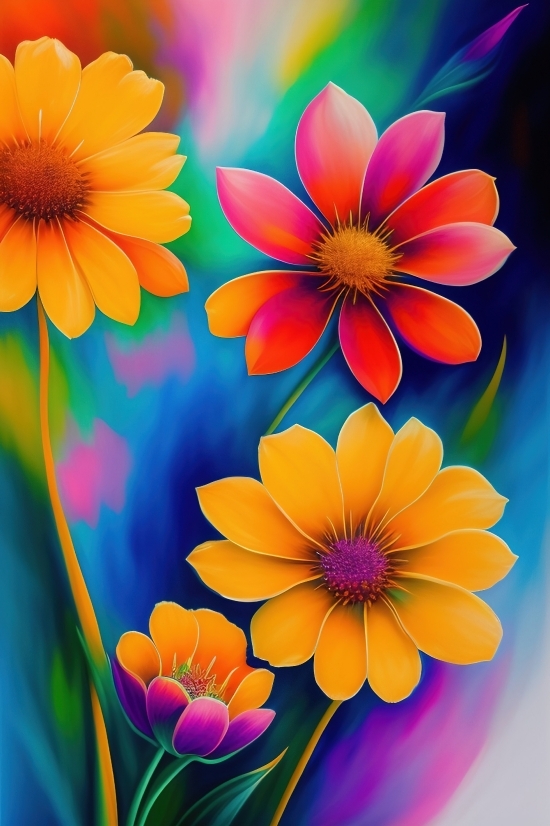 Free Online Ai Image Generator, Pollen, Flower, Floral, Yellow, Petal