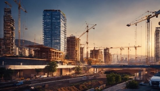 Free Stock Footage For Commercial Use, Sky, Building, Skyscraper, Plant, Electricity