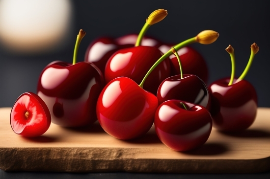 Free To Use Ai Image Generator, Fruit, Cherry, Confectionery, Berry, Food