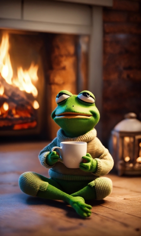 Free Video Background Animation, Plaything, Cup, Doll, Eye, Frog