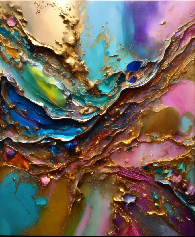 Free Video Footage For Commercial Use, Liquid, Nature, Azure, Paint, Art Paint
