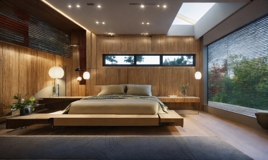 Furniture, Building, Comfort, Wood, Interior Design, Plant