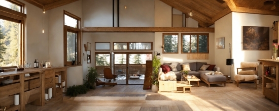 Furniture, Building, Wood, Fixture, Couch, Window