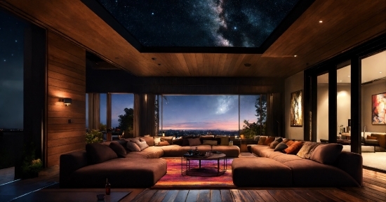 Furniture, Couch, Plant, Building, Comfort, Sky