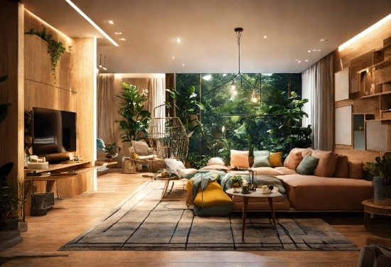 Furniture, Property, Plant, Couch, Comfort, Wood