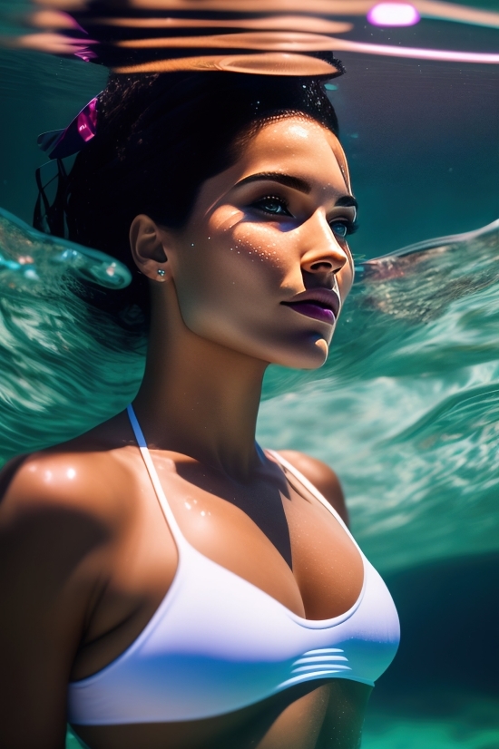Goggles, Model, Sexy, Attractive, Portrait, Make