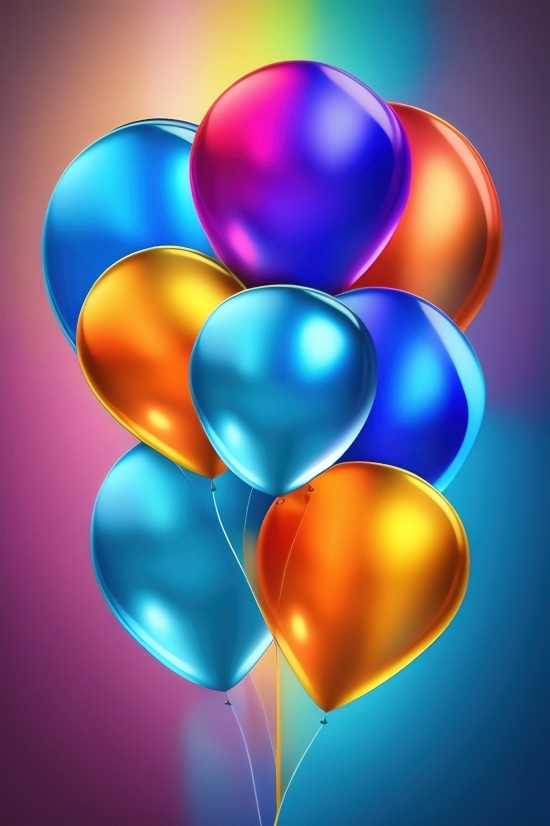 Graphic Design Ai Free, Oxygen, Celebration, Colorful, Balloon, Birthday