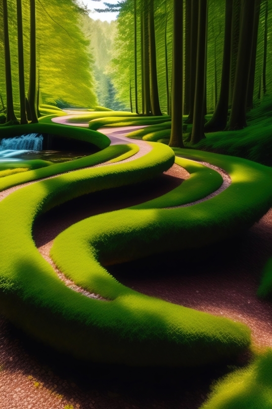 Green Snake, Snake, Vine Snake, Reptile, Golf Course, Close