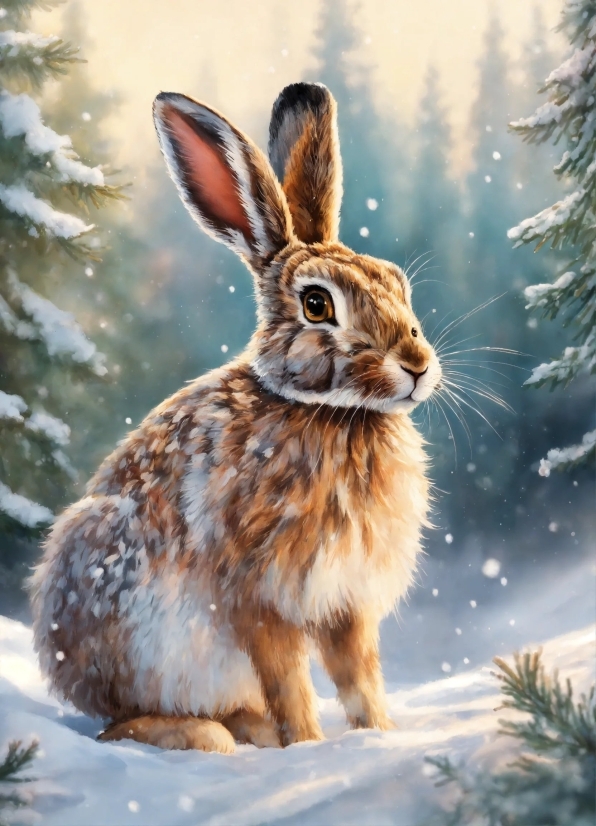 Hare, Mammal, Rabbit, Bunny, Fur, Fluffy