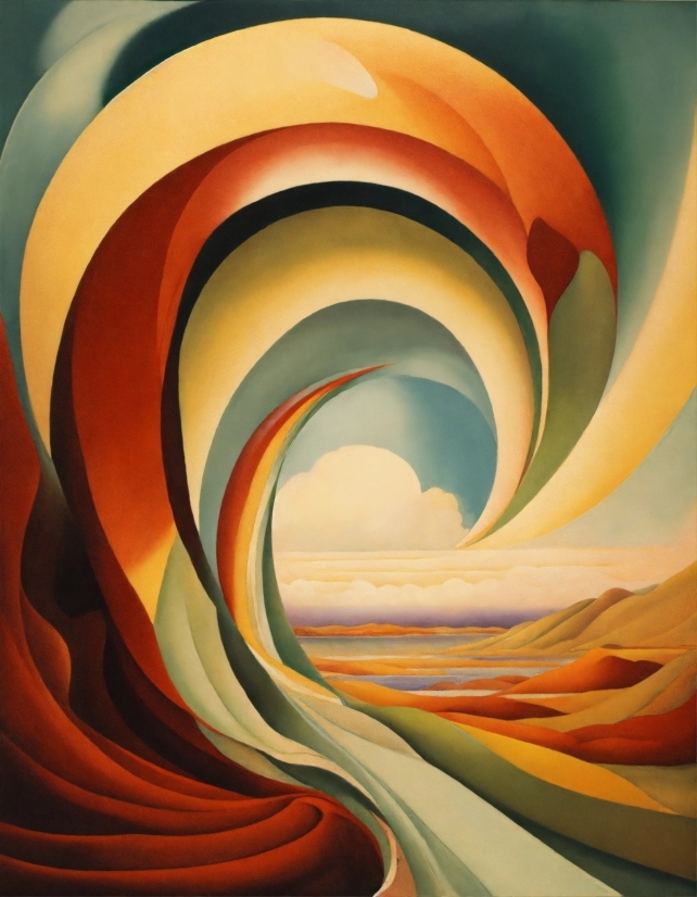 Hd Stock Video, Orange, Art, Painting, Tints And Shades, Landscape
