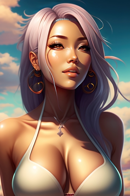 High Quality Ai Art Generator, Attractive, Model, Face, Hair, Sexy