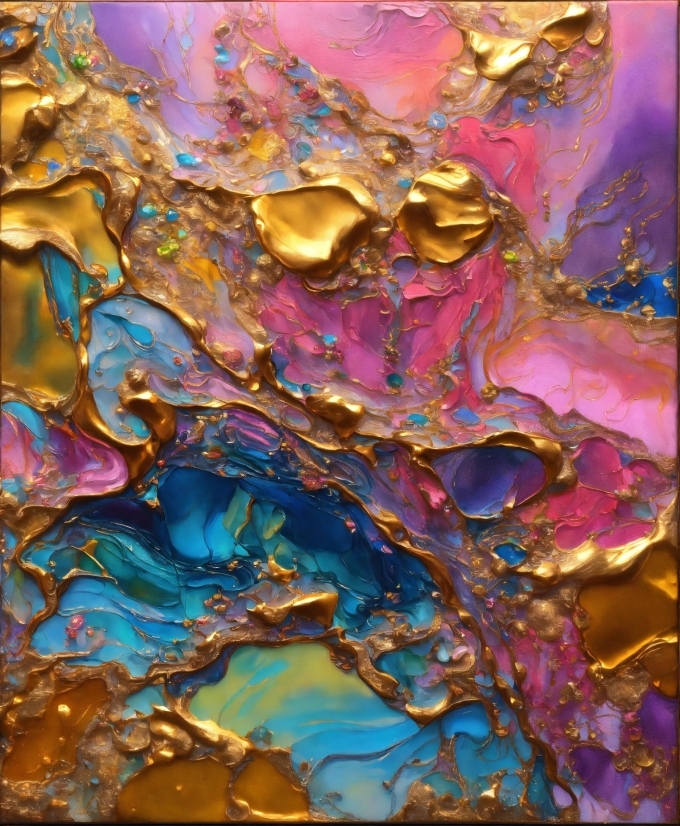Hollywood Stock Footage, Liquid, Paint, Purple, Fluid, Organism