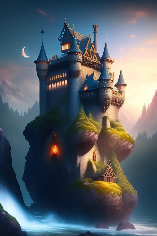 Https Www Wombo Art, Https Www Wombo Art, Palace, Castle, Fortification, Architecture