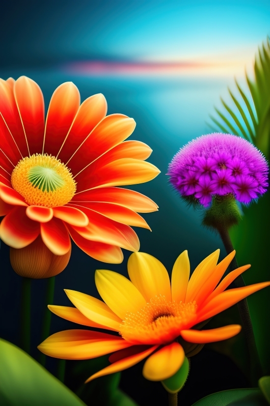 Image To Ai Art, Flower, Daisy, Floral, Petal, Pollen