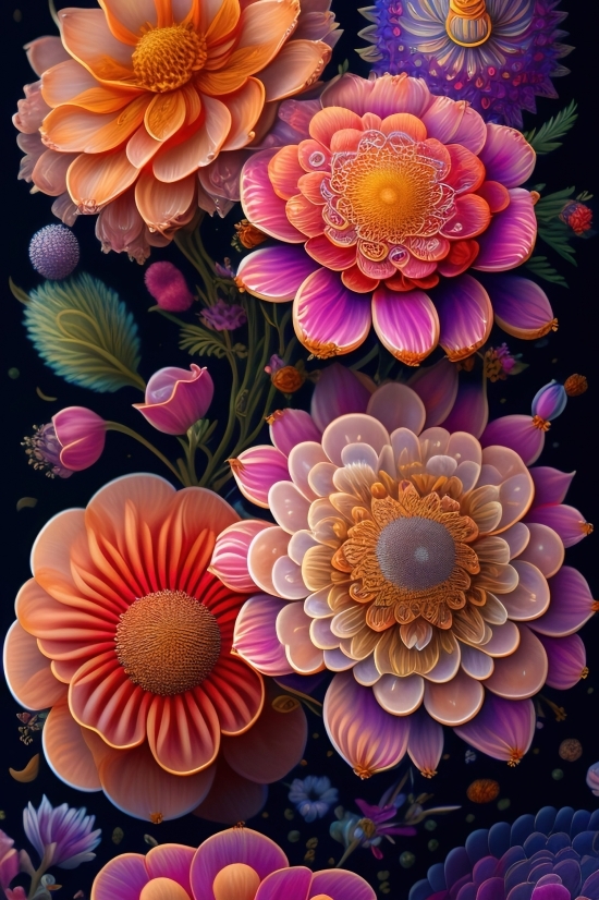 Imagen Ai, Flower, Floral, Pattern, Petal, Design