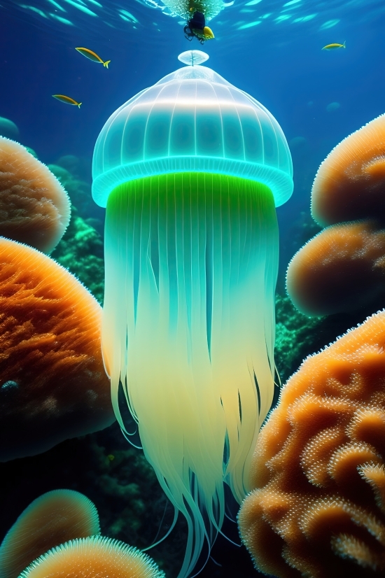 Jellyfish, Invertebrate, Animal, Sea Pen, Coelenterate, Sea