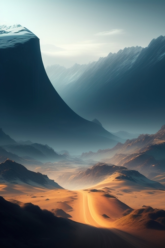 Landscape, Dune, Mountain, Sand, Travel, Sky