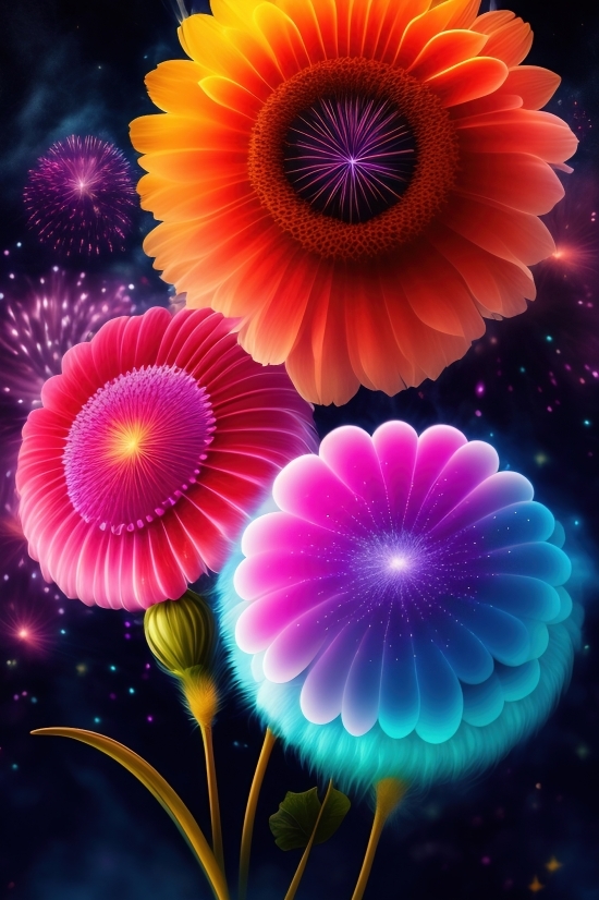 Light, Firework, Design, Wallpaper, Fantasy, Graphic