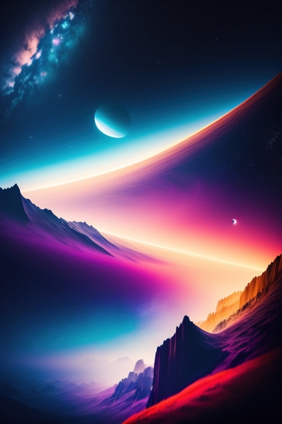 Light, Moon, Design, Space, Star, Fantasy
