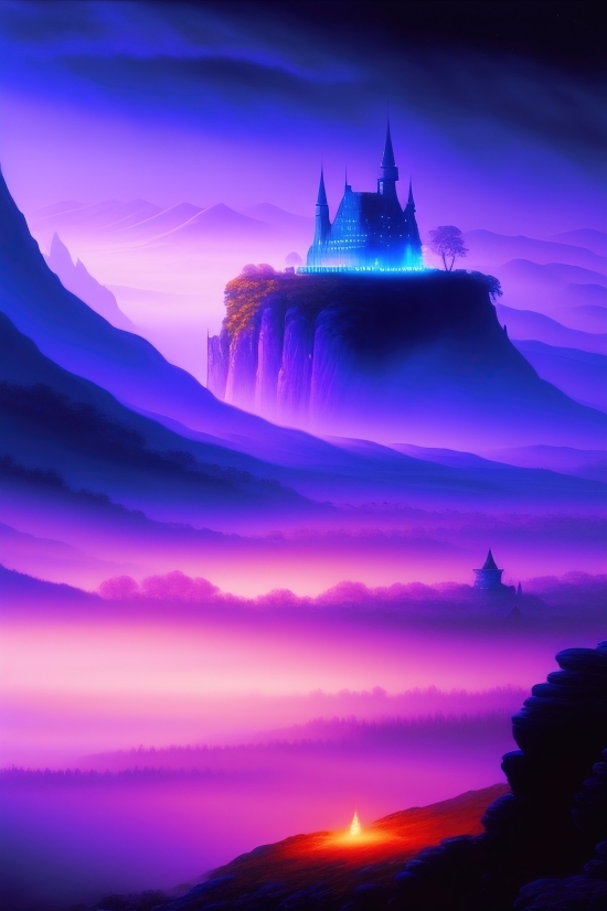 Light, Space, Sky, Design, Wallpaper, Digital