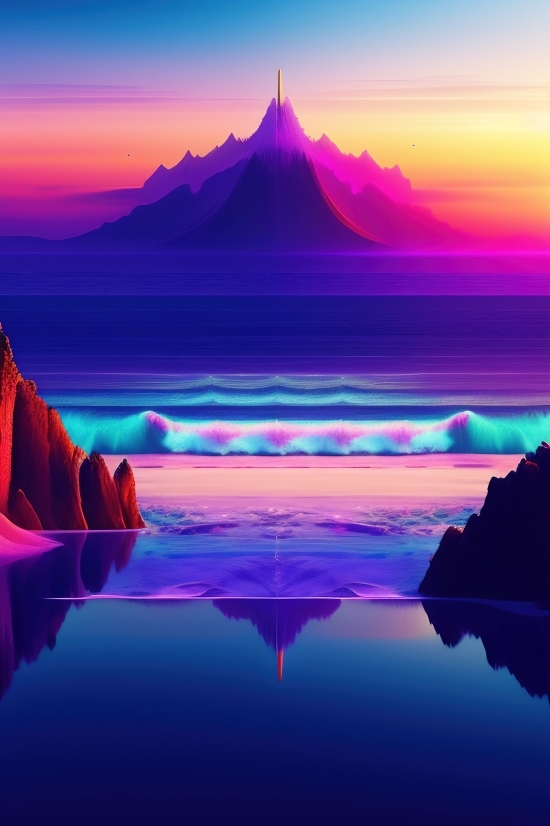 Light, Sun, Sky, Sunset, Landscape, Sea