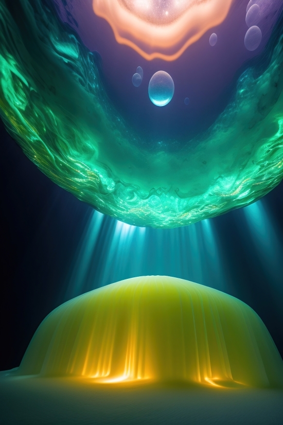 Light, Wallpaper, Space, Fractal, Fantasy, Digital