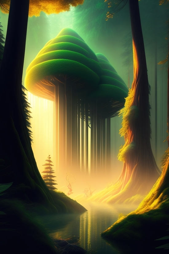 Lighting, Apparatus, Fractal, Light, Art, Digital
