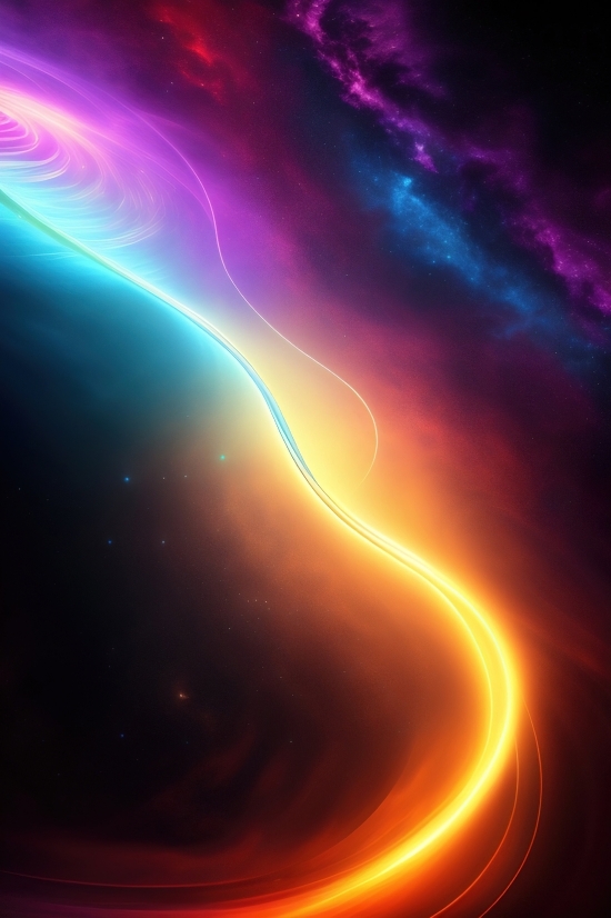 Lightning, Fractal, Wallpaper, Light, Space, Art