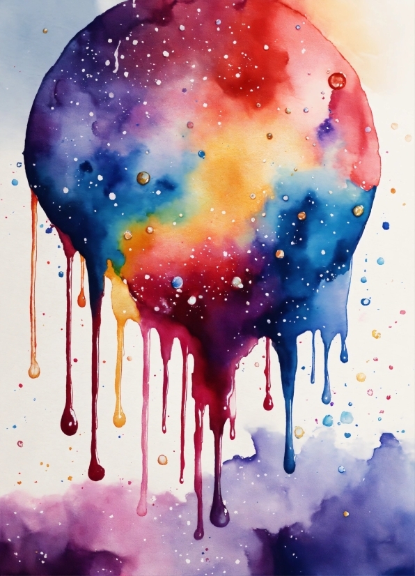 Liquid, Paint, Tree, Balloon, Gesture, Art
