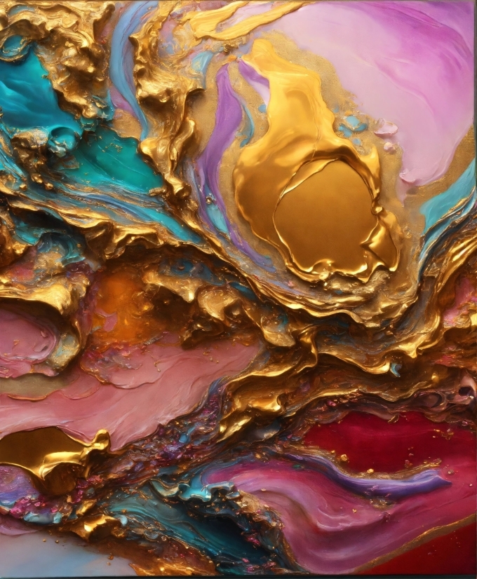 Liquid, Purple, Body Of Water, Paint, Art, Geological Phenomenon