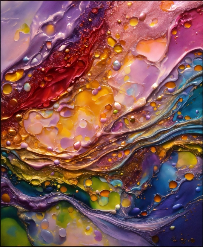 Liquid, Purple, Fluid, Art, Art Paint, Painting