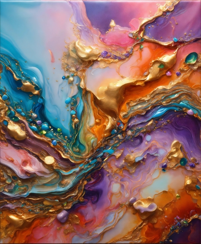 Liquid, Purple, Fluid, Art, Geological Phenomenon, Art Paint
