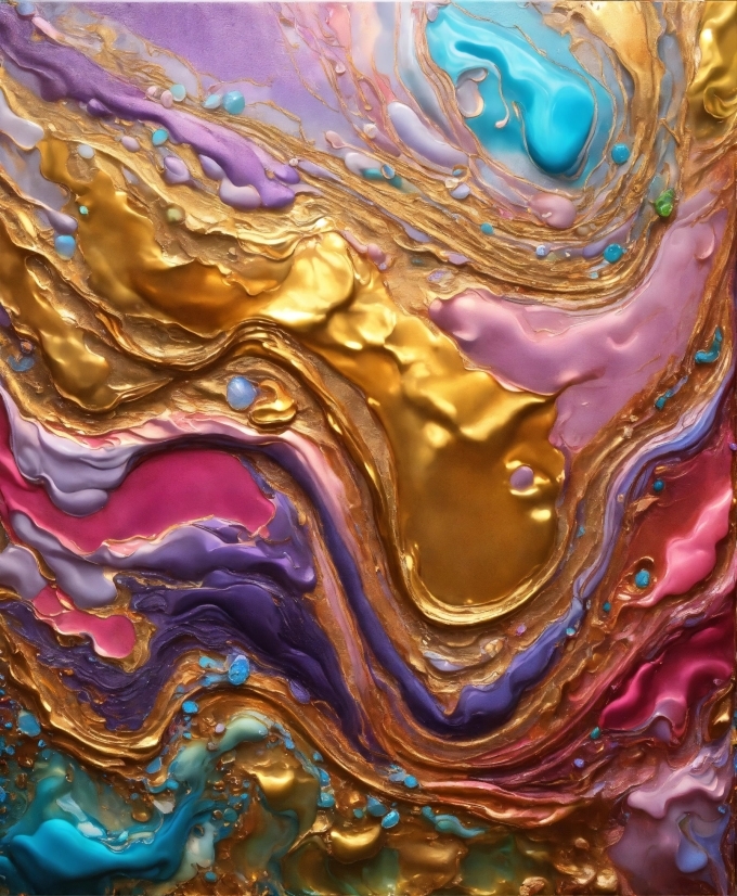 Liquid, Purple, Fluid, Organism, Body Of Water, Art