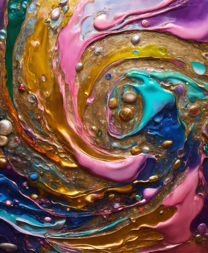 Liquid, Water, Purple, Fluid, Art, Art Paint