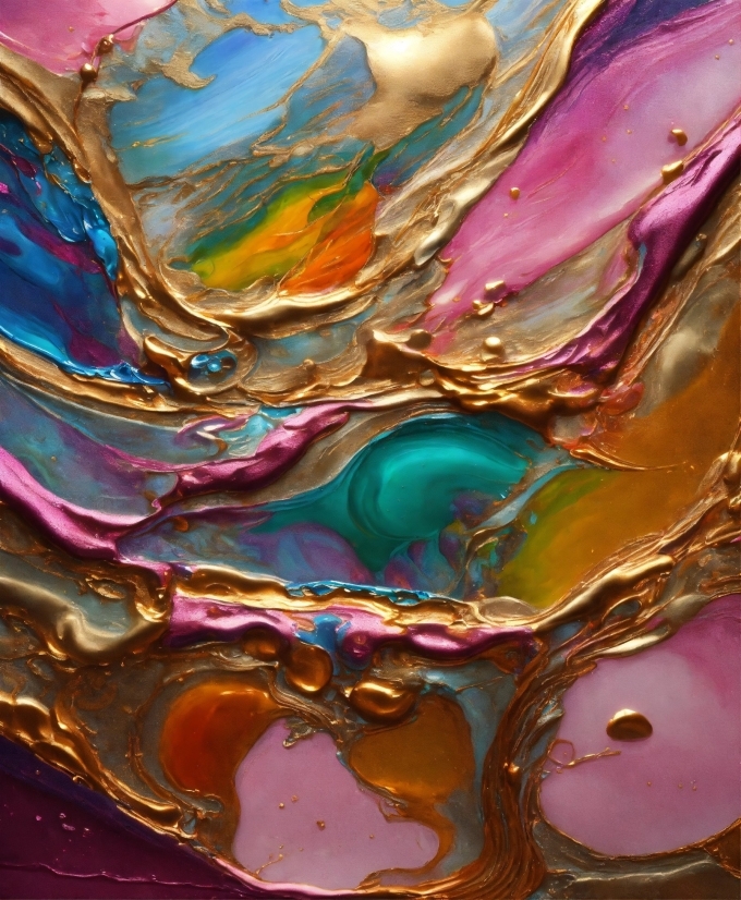 Liquid, Water, Purple, Fluid, Paint, Art