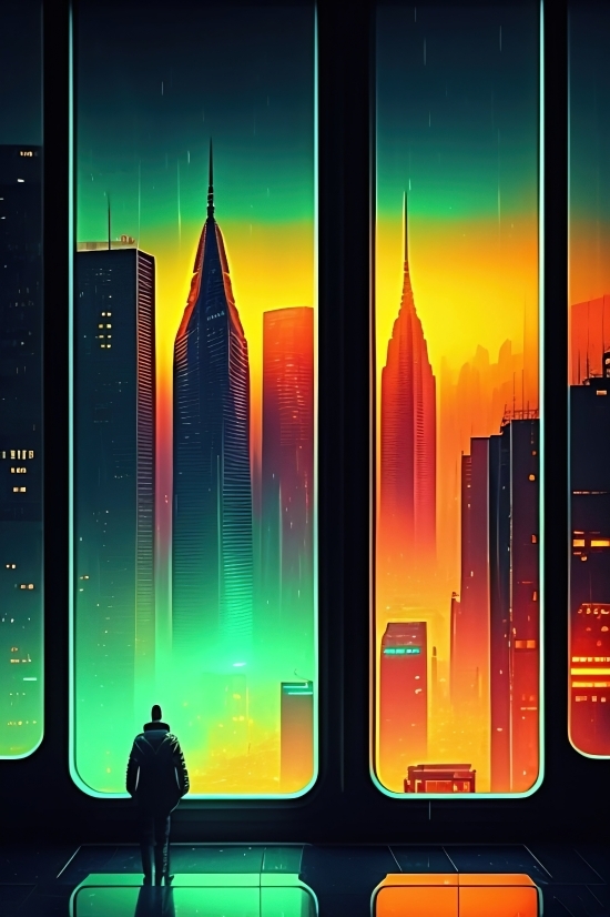 Locker, Fastener, Restraint, Skyscraper, Device, City