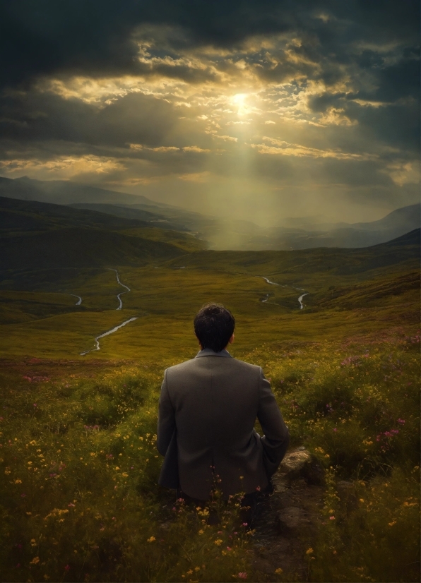 Loops Video, Highland, Steppe, Plain, Sky, Landscape