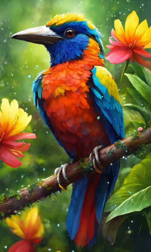 Macaw, Bird, Parrot, Beak, Tropical, Wildlife