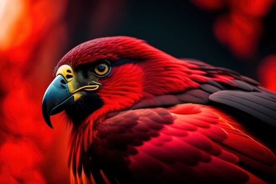 Macaw, Parrot, Bird, Beak, Animal, Wildlife