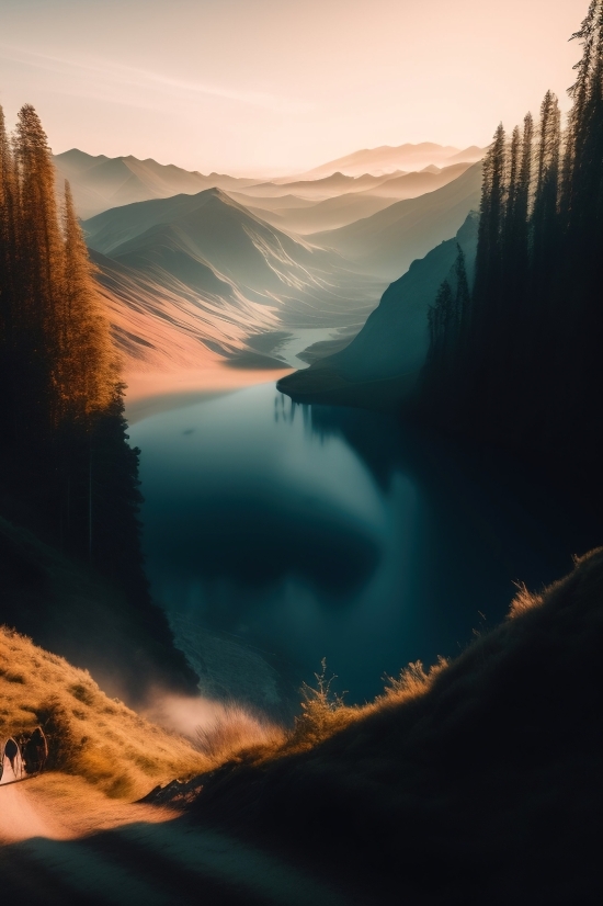 Make Your Own Ai Generated Art, Canyon, Ravine, Valley, Mountain, Landscape