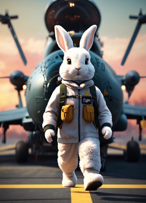 Mascot, Automaton, Aircraft, Airplane, Helmet, War