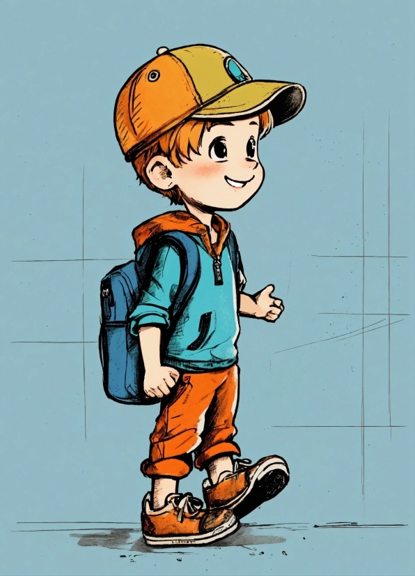 Mascot, Cartoon, Clip Art, Boy, Drawing, Art