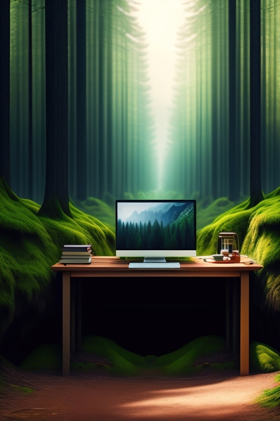 Monitor, Desktop Computer, Personal Computer, Table, Screen, Computer