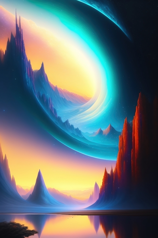 Moon, Design, Star, Light, Art, Graphic