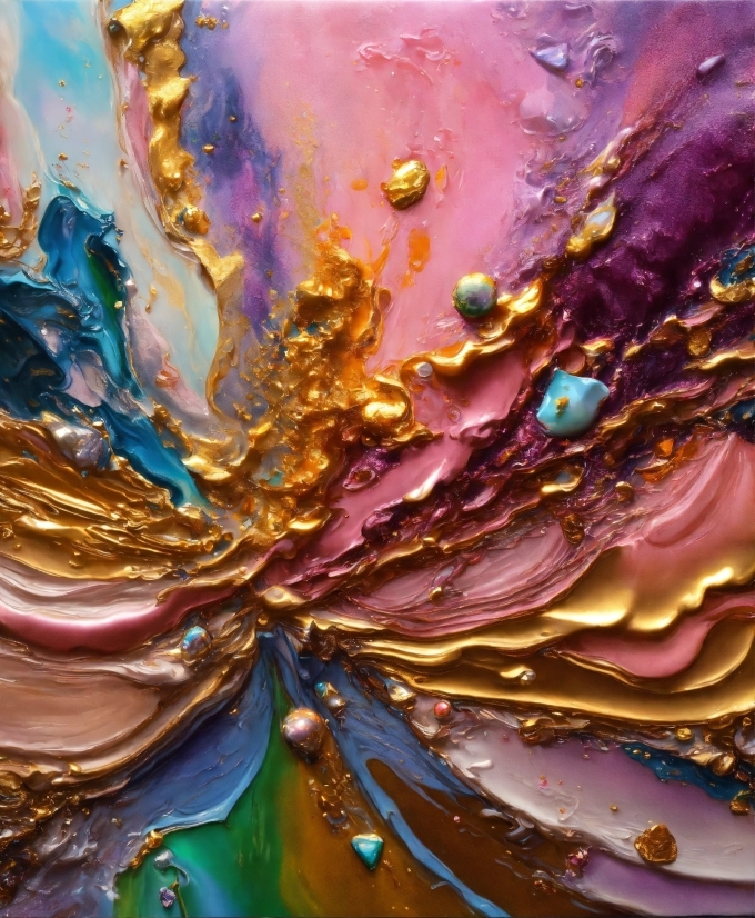Multimedia 3d Animation, Liquid, Purple, Organism, Violet, Art
