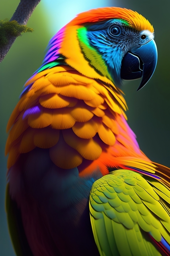 Nvidia Dgx A100, Ai Services, Macaw, Bird, Parrot, Toucan