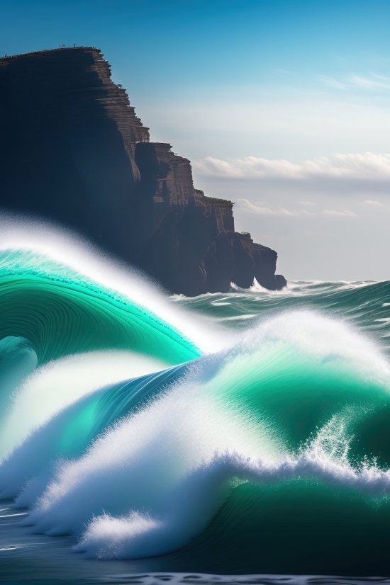 Ocean, Beach, Sea, Coast, Water, Sand