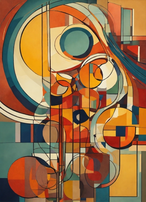 Orange, Art, Font, Painting, Pattern, Tints And Shades